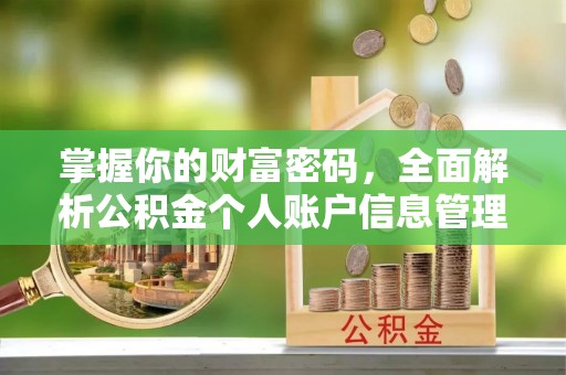威县掌握你的财富密码，全面解析公积金个人账户信息管理与优化